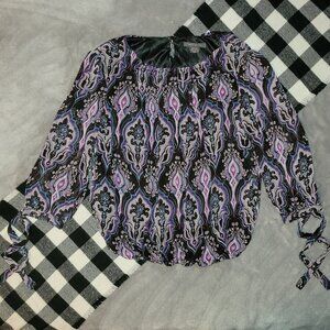 🌸M Suzy Shier Women's Paisley Patterned Top🌸